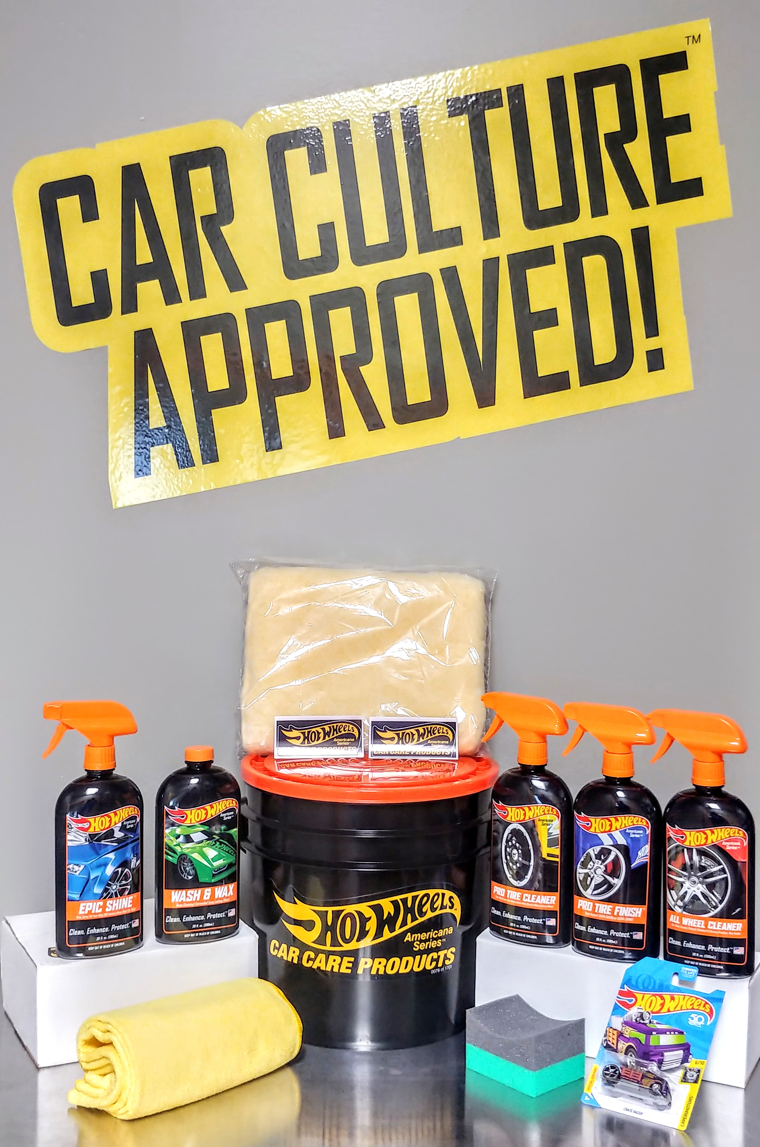 hot wheels car care products bucket