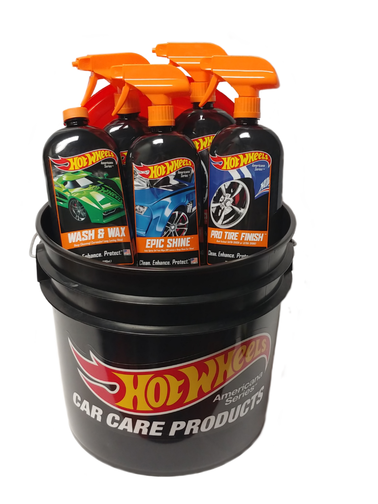 Hot Wheels Americana Series Car Care Products Bucket