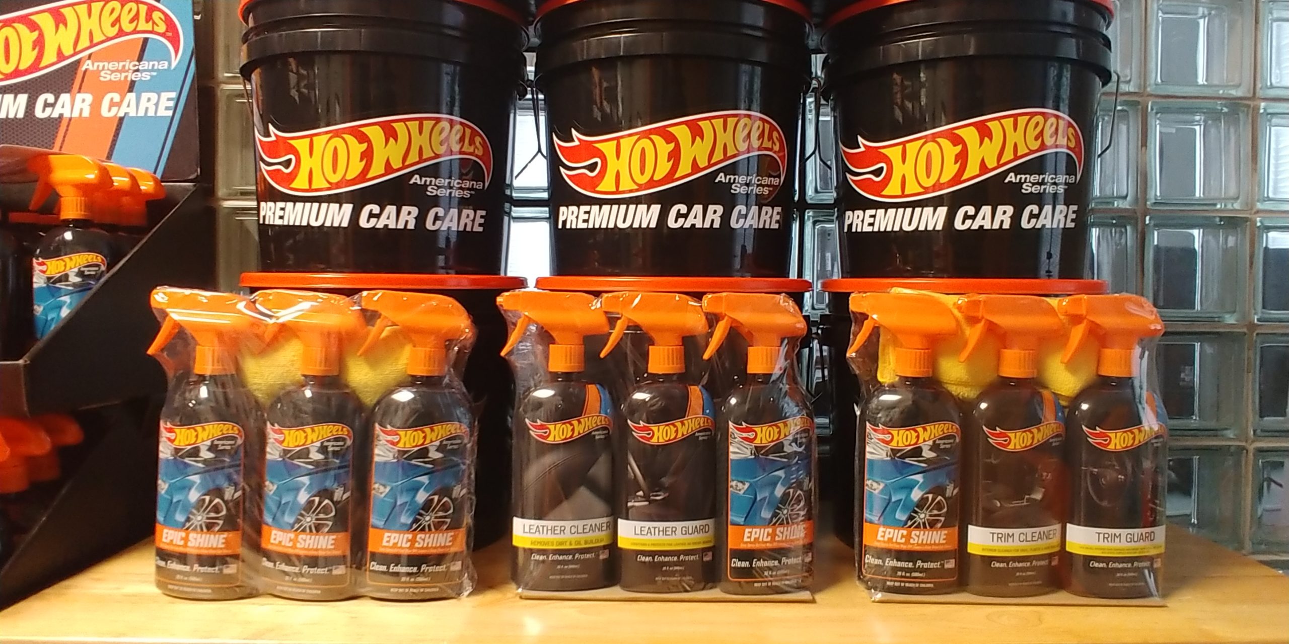 hot wheels car care products bucket